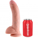 KING COCK - 9 CARNE DE DILDO COM BOLAS 22.9 CM