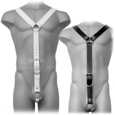 LEATHER BODY - ARNÊS DE COURO HOMENS BRANCOS