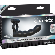 FANTASY C-RINGZ - POSABLE DOUBLE PENETRATOR