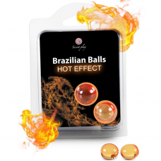 SECRETPLAY - BOLAS BRASILEIRAS EFEITO DE AQUECIMENTO 2 UNIDADES