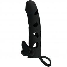 PRETTY LOVE - CAPA DE SILICONE COM VIBRAO 15.2 CM