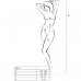PASSION - WOMAN BS016 BODYSTOCKING PRETO TAMANHO ÚNICO