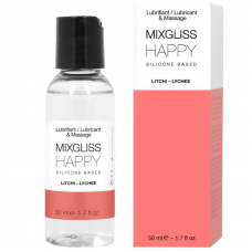 MIXGLISS - LUBRIFICANTE DE SILICONE HAPPY LITCHI 50 ML