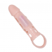 BAILE - CAPA EXTENSORA DE PÊNIS COM VIBRAO E ALA NATURAL 13.5 CM
