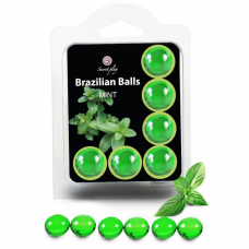 SECRETPLAY - CONJUNTO 6 BOLAS BRASILEIRAS MENTA