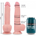 ROCKARMY - VIBRADOR DE SILICONE LÍQUIDO CONTROLE REMOTO PREMIUM APACHE 20,5 CM