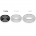 POWERING - ANEL PARA PÊNIS SUPER FLEXÍVEL E RESISTENTE 3,8CM PR04 PRETO