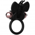 COQUETTE TOYS - ANEL BORBOLETA COM VIBRADOR PRETO/ OURO