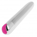 OHMAMA - VIBRADOR PRATA RECARREGVEL 10 MODOS 18,5 CM