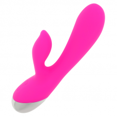 OHMAMA - VIBRADOR COM COELHO 10 MODOS DE VIBRAÇÃO 19 CM