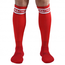 MACHO - MEIAS COMPRIDAS TAMANHO ÚNICO VERMELHO