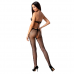 PASSION - WOMAN BS080 BODYSTOCKING PRETO TAMANHO ÚNICO