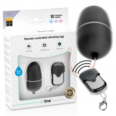 ONLINE - OVO VIBRANTE COM CONTROLE REMOTO M PRETO