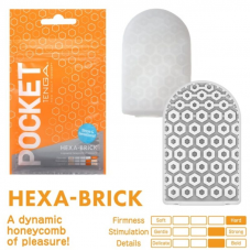 TENGA - BOLSO MASTURBADOR HEXA TIJOLO