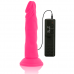 DIVERSIA - DILDO FLEXÍVE COM VIBRAÇÃO 23 CM - ROSA