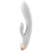 SATISFYER - APLICATIVO VIBRADOR DOUBLE FLEX BRANCO
