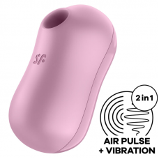 SATISFYER - ESTIMULADOR E VIBRADOR DE PULSO DE AR COTTON CANDY LILÁS