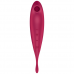 SATISFYER - TWIRLING PRO+ ESTIMULADOR DE PULSO DE AR E APLICATIVO VIBRADOR VERMELHO