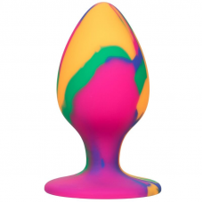 CALIFORNIA EXOTICS - CHEEKY GRANDE PLUG TIE-DYE ANAL