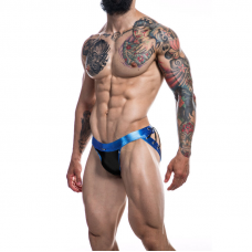 CUT4MEN - JOCKSTRAP DESIRE BLUE COURO XL