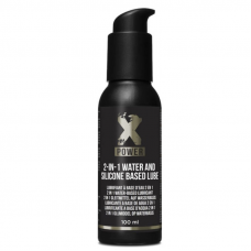 XPOWER - LUBRIFICANTE  BASE DE GUA E SILICONE 2 EM 1 100 ML