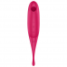 SATISFYER - ESTIMULADOR E VIBRADOR DE PULSO TWIRLING PRO AIR VERMELHO