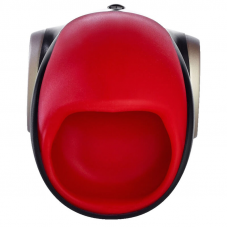 FUN FACTORY - COBRA LIBRE II CABEA DE ESTIMULADOR DE PÊNIS PRETO VERMELHO