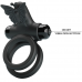PRETTY LOVE - ANEL VIBRADOR DUPLO COM ESTIMULADOR PRETO