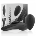 BLACK&SILVER - CALA VIBRADORA DE SILICONE RECARREGVEL PRESTON PRETA