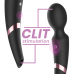 BLACK&SILVER - MASSAGEADOR DE SILICONE RECARREGÁVEL BECK E SUCÇÃO PRETO
