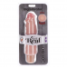 GET REAL - VIBRADOR GRANDE DE DUAL DENSIDADE 20,5 CM PELE
