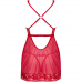 OBSESSIVE - LACELOVE BABYDOLL & TANGA VERMELHA XS/S