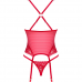 OBSESSIVE - LACELOVE CORSET VERMELHO XS/S