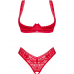 OBSESSIVE - CONJUNTO LACELOVE DUAS PEAS CUPLESS VERMELHO XS/S