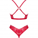 OBSESSIVE - CONJUNTO LACELOVE DUAS PEAS CUPLESS VERMELHO XS/S