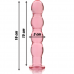 NEBULA SERIES BY IBIZA - MODELO 10 DILDO VIDRO BOROSILICADO 16,5 X 3,5 CM ROSA
