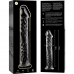NEBULA SERIES BY IBIZA - MODELO 12 DILDO VIDRO BOROSILICADO 17 X 3,5 CM TRANSPARENTE