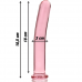NEBULA SERIES BY IBIZA - MODELO 17 DILDO VIDRO BOROSILICADO 18,5 X 3 CM ROSA