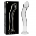 SÉRIE NEBULA BY IBIZA - MODELO 18 DILDO VIDRO BOROSILICADO 18,5 X 3,5 CM TRANSPARENTE