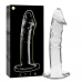 NEBULA SERIES BY IBIZA - MODELO 19 DILDO VIDRO BOROSILICADO 18,5 X 4 CM TRANSPARENTE