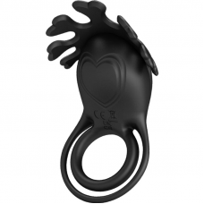 PRETTY LOVE - ANEL VIBRADOR RUBEN 7 VIBRAÕES SILICONE PRETO