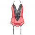 PASSION - PEONIA CORSET LINHA ERÓTICA VERMELHO L/XL