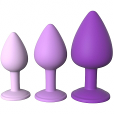 FANTASY FOR HER  - CONJUNTO DE PLUG ANAL VIOLETA