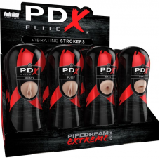 PDX ELITE - CONJUNTO STROKER 12 UNIDADES: 6X VAGINA, 3X ANO, 3X BOCA