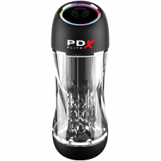 PDX ELITE - VIBRADOR STROKER VIEWTUBE PRO TRANSPARENTE
