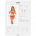 OBSESSIVE - CONJUNTO INGRIDIA DUAS PEAS CROTCHLESS VERMELHO XS/S