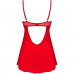 OBSESSIVE - INGRIDIA CHEMISE & TANGA RED XL/XXL