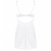OBSESSIVE - AMOR BLANCO CHEMISE & WHITE TANGA S/M
