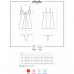 OBSESSIVE - HEARTINE CHEMISE & TANGA PRETO L/XL