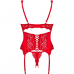 OBSESSIVE - CORSET AMOR CHERRIS E TANGA L/XL